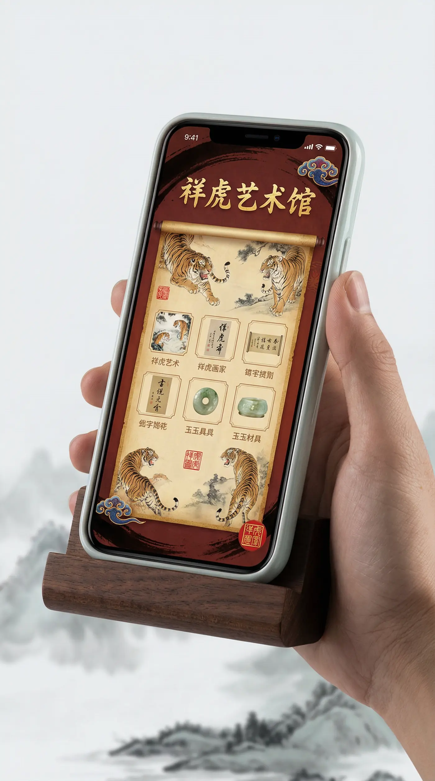 掌上虎典APP界面 - 四虎 | 虎文化移动应用