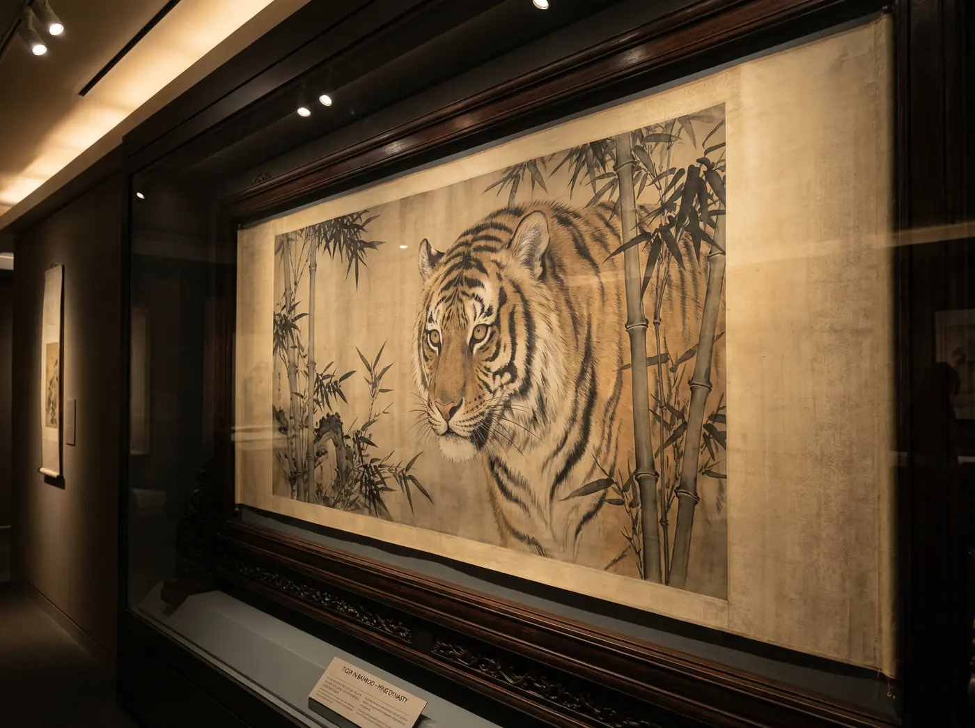 古典虎画 - 四虎 | 文学中的虎形象